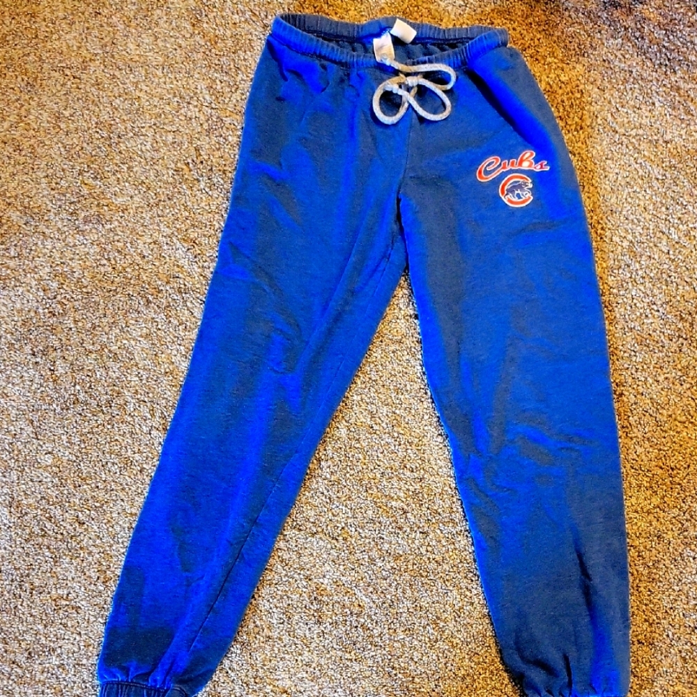 Womens M Chicago Cubs Sweatpants
